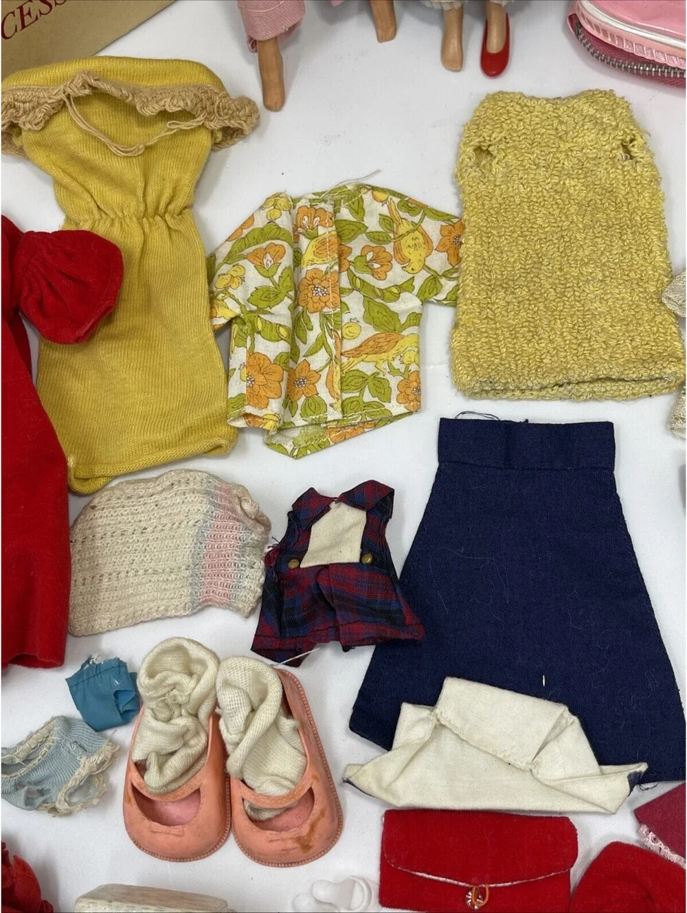 Vintage Barbie Doll Lot 1960s 1970s Mattel Case Clothing Accessories Outfits